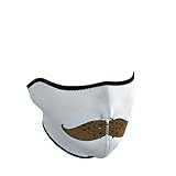 Zanheadgear WNFM163H Neoprene Half Face Mask, Mustache