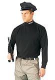 Rothco Mock Turtleneck/Security Shirt, Black, Medium