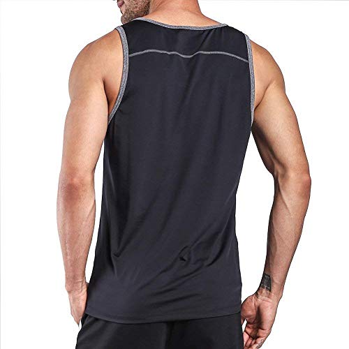 image for Ogeenier Men's Training Quick-Dry Sports Tank Top Shirt for Gym Fitnes
