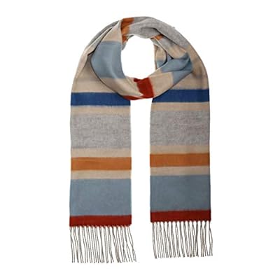 Accessories First Bold Stripe Scarf - Fashionable Womens Acrylic Woven Scarf with Twisted Fringes Accessories First Bold Stripe Scarf - Fashionable Womens Acrylic Woven Scarf with Twisted Fringes