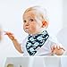 Baby Bandana Drool Bibs for Boys and Girls, Soft, Highly Absorbent, Comfortable, Hypoallergenic, 100% Organic Cotton for Drooling and Teething, Baby Shower Unisex 8-Pack Gift Set by Klim and Leo