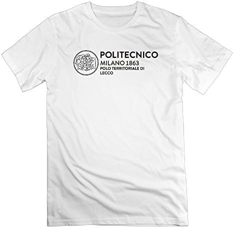 ZHAOWAN White X-Large Polytechnic University Of Milan Slim Fit Adult Make Your Own Tee-shirt