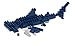 nanoblock - Sea Friends - Hammerhead Shark, Collection Series Building Kit