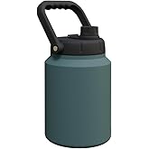 Mighty Jug - 2L/ Half Gallon Large Water Bottle, Insulated Water Storage Container, Camping Water Bottle for Hot and Cold Drinks, Durable Stylish for Outdoor Adventures, 6" X 6" X 9.75