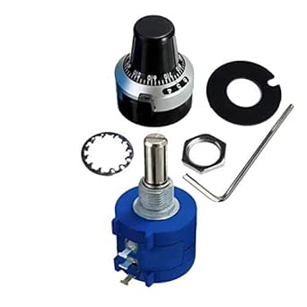 Potenciómetro Risegun 3590S-2-104L - 100K Ohm - 10 Vueltas - Para Control Industrial Y DIY