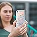 iPhone 7 / iPhone 8 Case with Floating Liquid - SUPVIN Liquid Phone Case for Girls, Fashion Flowing Liquid Floating Luxury Bling Glitter Sparkle Diamond Hard Clear Case for Apple iPhone 7 / iPhone 8