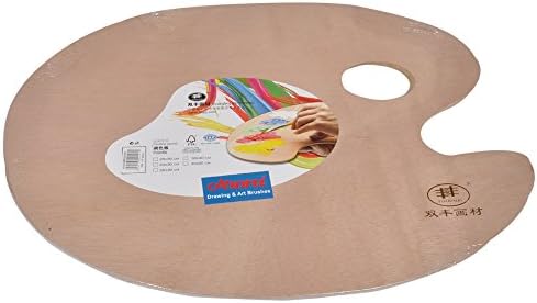 Art pavilion Medium Wooden Palate for Professional Artist Beginners and Art Enthusiast (Arora031)