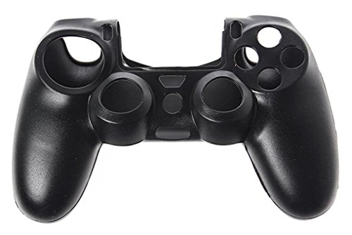 Sannysis Soft Slim Skin Cover Camouflage Silicone Case Cover for Playstation PS4 Controller (Black)