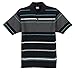 Gioberti Mens Modern Fit Striped Short Sleeve Polo Shirt