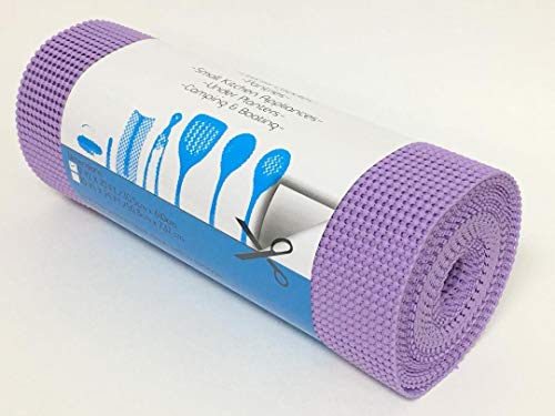 RFS Rainforest Non-Adhesive Non-Slip Shelf and Drawer Liner, 12-Inch x 20-Feet, Purple - Thumbnail 7