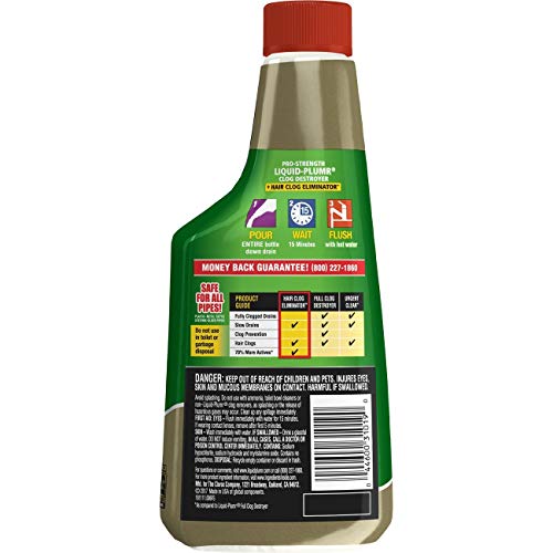 Hair Clog Eliminator, Liquid Drain Cleaner - 16 Ounces - 2 Pack - Thumbnail 5