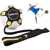 TIPKITS Soccer Training Equipment for kids Adults, Solo Soccer Trainer Belt, with Upgraded Leather Fixation
