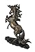 Bronzed Rearing Unicorn Statue