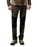 Makino Men's Fleece Lined Ski Pants Relaxed Fit -Straight Leg Casual 2612-1