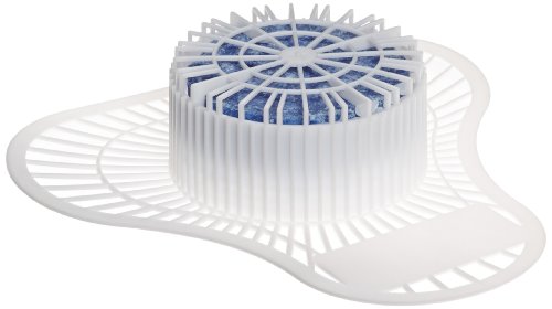 Big D 691 Extra Duty Urinal Screen with Non-Para Block, Clean Breeze Fragrance, 2000 Flushes (Pack of 12) - Ideal for restrooms in offices, schools, restaurants, hotels, stores