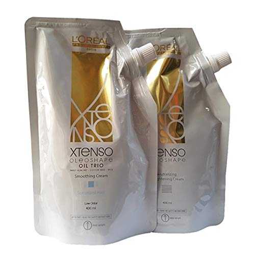 L'Oreal Paris X-tenso Moisturist Hair Straightener Set for Sensitized Hair 400+400 Milliliter