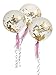 Russ Valley Jumbo Confetti Balloons for Birthday Party Decorations - 6 Pack, 36 Inches