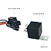12 PACK 5 PIN SPDT Automotive Waterproof Relay Set Heavy Duty 40/30 AMP 12V DC Wiring Harness Set Relays w/ Interlocking Block Socket Holder + 16 Gauge Pigtails AWG Wire Harness