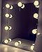 Hollywood Style LED Vanity Makeup Mirror Lights Kit with 10 Dimmable Bulbs,Lighting Fixture Strip for Makeup Vanity Table Set in Dressing Room(Mirror Not Included)