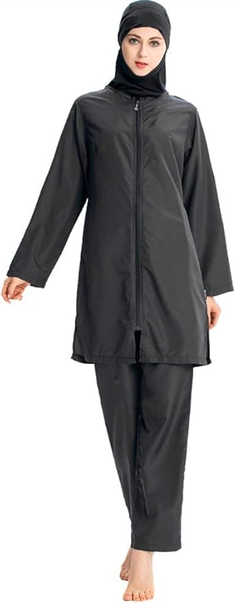 Tianmaigelun Maillots De Bain Musulmans Islamiques Femmes Modest Beachwear Islamique Avec Hijab Muslim Swimwear Complets Burkini Natation Sportswear Amazon Fr Sports Et Loisirs
