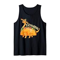 Tacosaurus Art | Cool Dino Taco Cinco De Mayo Funny Gift Tank Top