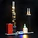 BRIKSMAX Led Lighting Kit for Architecture Chicago Skyline Set-Compatible with Lego 21033 Building Blocks Model- Not Include The Lego Set
