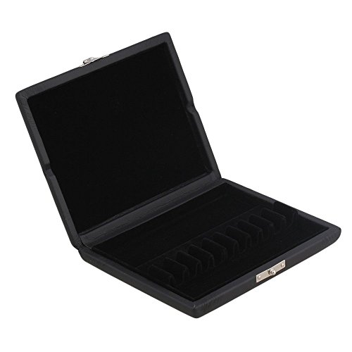 365invent Oboe Reed Case for 10pcs Reeds PU Leather Cover(Black)