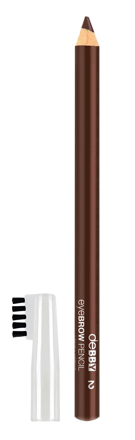 DEBBY Eyebrow Pencil 02 Dark Chestnut Pencil Eyebrow Make-Up Cosmetics Eyes