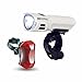 BenRan Ultra Bright Headlight Taillight for Bicycle (White)