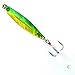 Aorace 5pcs/lot 7.7cm 28g Fishing Metal Lure Lead Fish Hook with Feather Crankbaits Bass