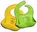 Nontoxic, Food-Grade Silicone, 2-Pack, Designer Baby Bibs for Girls and Boys