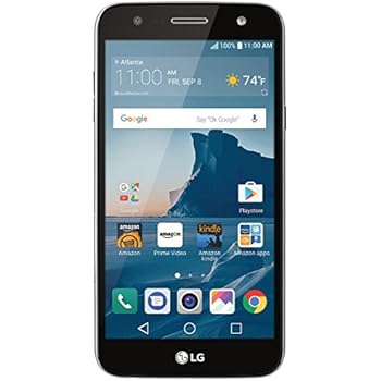 LG X charge - 16 GB – Unlocked (AT&T/Sprint/T-Mobile) - Titanium - Prime Exclusive - with Lockscreen Offers & Ads