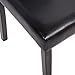 Urban Style Solid Wood Leatherette Padded Parson Dining Chairs Set Of 2 (4, Black)