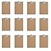 Mini Clipboard - Hardboard - 6" x 9" - 12 Pack primary