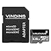 VINDINS 128GB Micro SD Card, SDXC Card High Speed Class 10 with Free SD Adapter