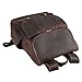 Texbo Vintage Real Cowhide Leather 15.6 Inch Laptop Backpack Travel Bag School Shoulder Bag