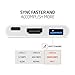Spigen CA030C USB C Multiport Adapter Type C Multi Adapter Digital AV Adapter 1 USB-C Port/Type-C Recharging Port 1 HDMI Port and 1 USB 3.0 Port for New MacBook/Chromebook Pixel and Other