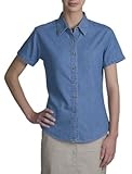 Port & Company Women's Short Sleeve Value Denim Shirt