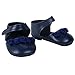 18 Inch Doll Shoes Set, 2 Pair of Ankle Strap Dress Shoes in Black and Navy, Fits 18 Inch American Girl Doll
