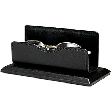 Artikle Leather Corporate Black Leather Eye Glass Holder