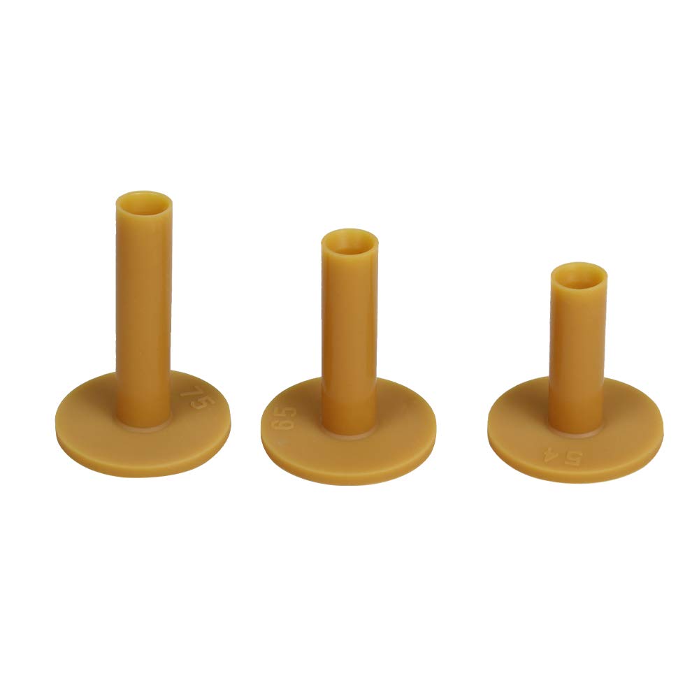 Scott Edward Golf Practice Tee, 3 Pcs Different Size Rubber Tees, Indoor and Outdoor, for Driving Range and Hitting Mat