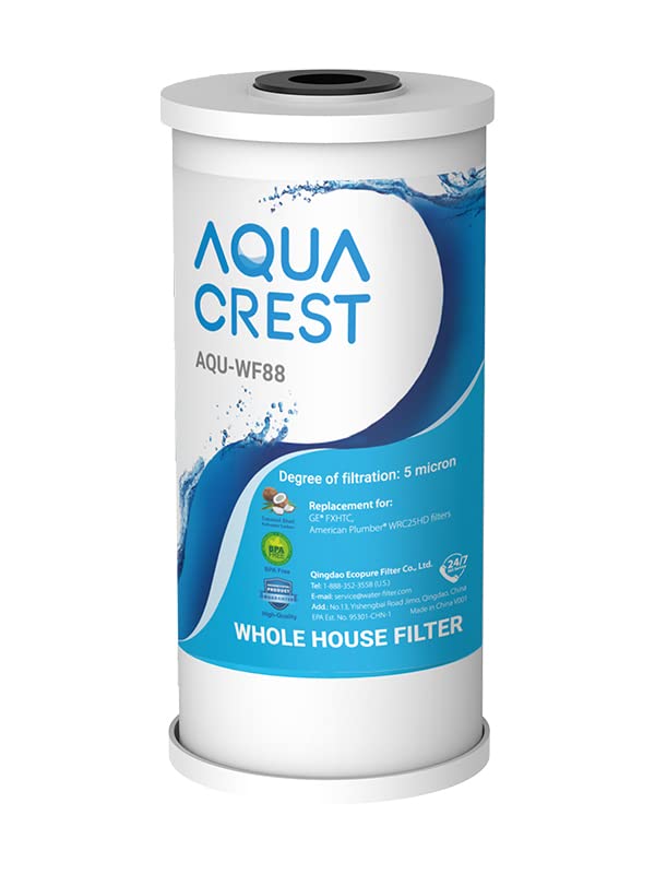 AQUACREST FXHTC 5 Micron 10" x 4.5" Whole House
