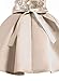 AYOMIS Flower Girl Pageant Dress Kids Party Embroidery Wedding Dresses 2-9 Years(Apricot,4-5Y)
