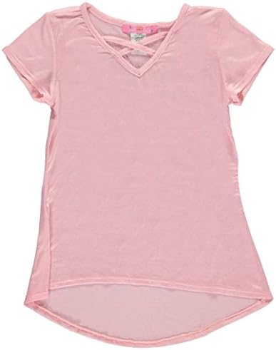 Just 2 Cute Big Girls' "Elephant Pageant" T-Shirt - blush, 10-12