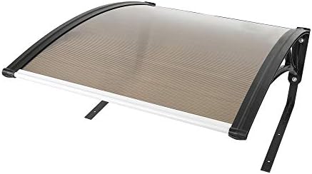 wefun Carport robotic lawnmower garage roof carport mower garage,UV-Protection, Weatherproof robotic lawnmower ， 101 * 76 * 6.5cm (Brown)