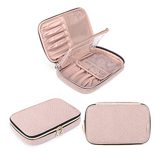 Yarwo Travel Makeup Brushes Bag, Portable Cosmetic Bag for Makeup Brushes (up to 9.4" )and Cosmetic Essentials, Pale Mauve (BAG ONLY) 9 Yarwo Travel Makeup Brushes Bag, Portable Cosmetic Bag for Makeup Brushes (up to 9.4" )and Cosmetic Essentials, Pale Mauve (BAG ONLY)