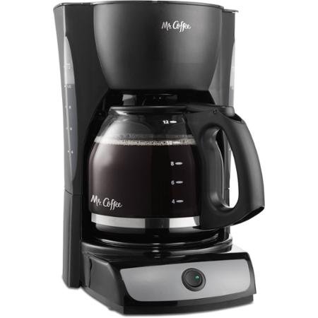 BLACK 12-Cup Switch Coffee Maker, CG12; On/Off indicator light, Water Windows for easy filling