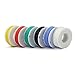 CBAZY 22 Gauge Flexible Silicone Wire Hook Up Kit - 6 Colors, 19.6 Feet Each, 22 AWG Stranded Electric Wire