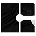 YUNCLOS Mens Slim Fit Casual One Button Notched Lapel Blazer Jacket, Black, Medium