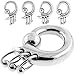 MoDTanOiz Captive bead ring Expander Earlets Steel piercing tunnels ear plug earring 4g 4 gauges 5mm